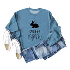 Blue Sweater (Black font) / S