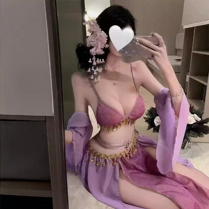 Ancient Style Han Dynasty Sexy Intimates 2025 New Sexy Pajamas Dancer Uniform Passionate Bed Shame Date Collection