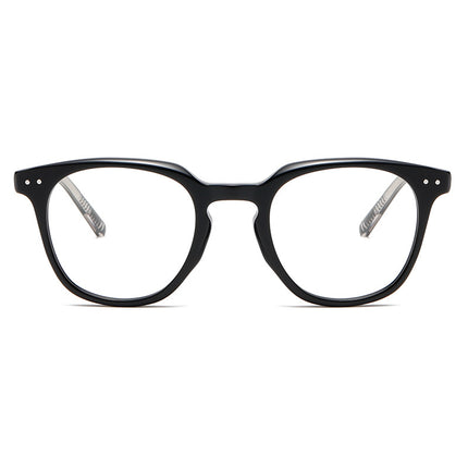 2025 new plate glasses frame black frame without makeup women's tide anti-blue light glasses can be equipped with myopia glasses BC8001
