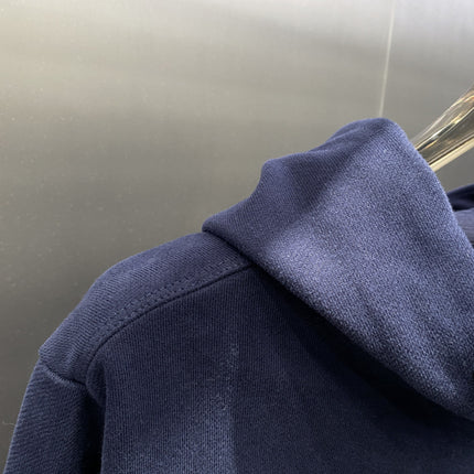 Asaourol Oversized High-Weight Cotton Heavy Casual Men's Cardigan Hooded Light Luxury Zipper Sweatshirt