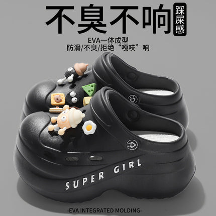 Women's Summer 2025 New Style Slippers for Home Indoor Bathroom Anti-Slip and Deodorant Thick-Soled Eva Slippers for Outdoor Wear