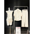 Champagne short sleeves + trousers 103096 / M ( 40-50kg )
