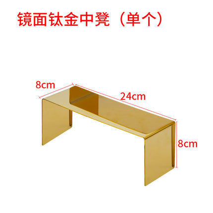 Clothing Store, Shoe Store, and Bag Display Props, High and Low Models, Stainless Steel Shoe and Bag Display Racks, Hot-Selling Cross-Border Items