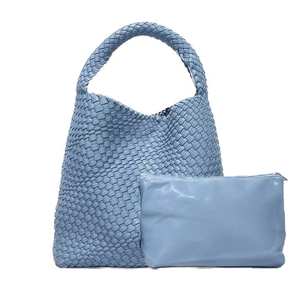 Cross-border Woven Bag Women's Tote Bag Large Capacity Vegetable Basket Bag Shopping Bag General Bag Women's All-match Bag 61