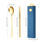 Gold two-piece set [blue box]