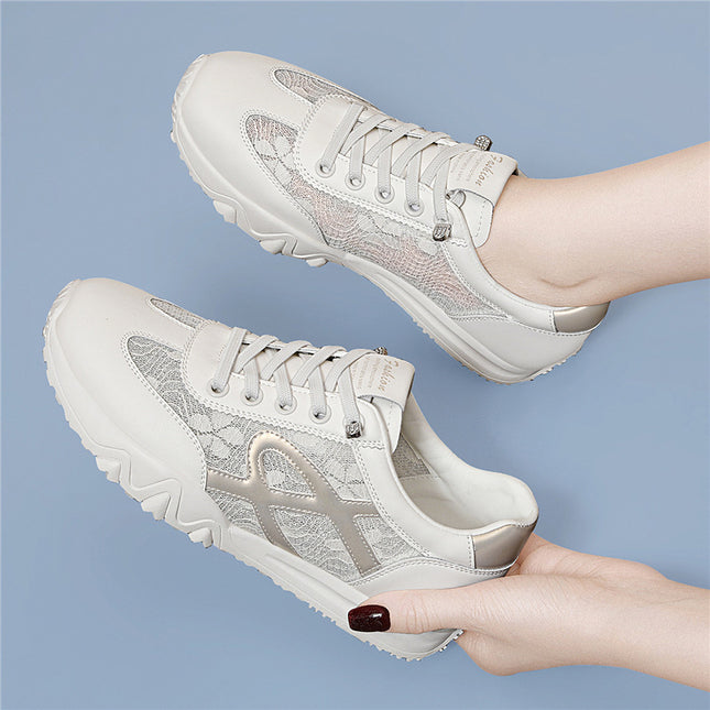(Out-Of-Stock Items Not Restocked) Sneakers, Casual Shoes, Spring Flat-Soled Casual New Models, Versatile Lightweight Shoes with Hidden Height Increase, German Training Shoes
