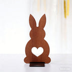 Ebony rabbit heart (17*9)