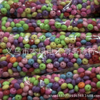 Mixed colors randomly / 46 wheel beads 8mm 0.5kg about 2100 pieces