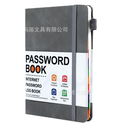 Amazon Cross-border Code Book English Address Book Phone Book in stock Strap b6 Notebook Subsite Record Book