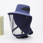 Anti-mosquito hat-navy blue / Adjustable