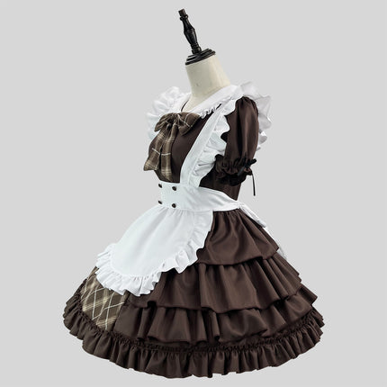Original New Product Detective Love Song Maid Costume Plus Size Maid Costume Detective Costume Cosplay Performance Costume Anchor