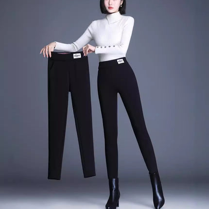 Cross-border Live High-end Aocado Base Magic Pants Women's Outer Wear Moisturizing Warm fleece-lined Thickened Slimming Leggings