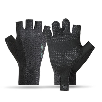 Cycling Gloves Half-Finger Women's Outdoor Bicycle Road Mountain Bike Non-Slip Cushioning Sports Breathable Wear-Resistant Men's