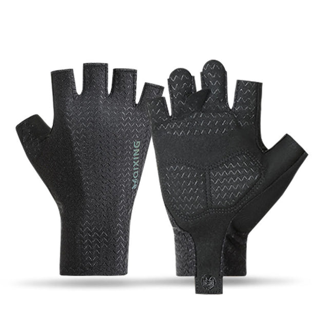 Cycling Gloves Half-Finger Women's Outdoor Bicycle Road Mountain Bike Non-Slip Cushioning Sports Breathable Wear-Resistant Men's