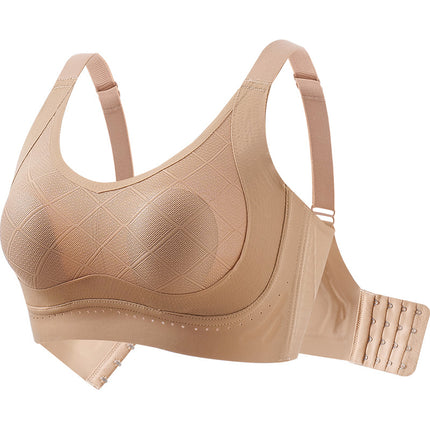 Rabbit Cup Large Chest Small Anti-sagging Underwear Traceless Litching Underwear Women's Chest Gathering Parammary Bra Large Cup