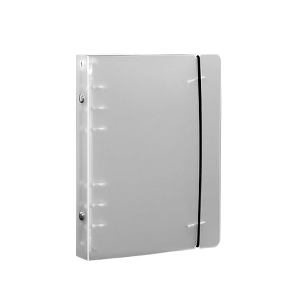 Frosted Translucent PP Band Binder Large A6 Hand Account Book Hard Shell Hand Account Notepad Envelope 6 Holes Folder