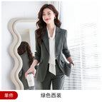 one-piece green suit / S