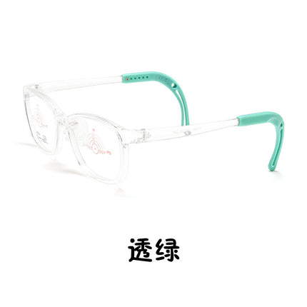 New professional tomato silicone adjustable temple men's and women's children's glasses can be equipped with myopia prevention and control glasses frame wholesale