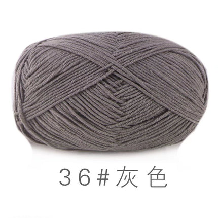 Su He 4-strand Milk Cotton Baby Wool Combed Cotton Fine Wool Hand Knitted Sweater Pure Cotton Baby Wool Ball