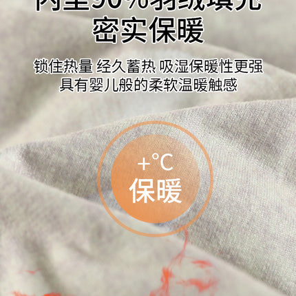 White Duck Down Cock Pants Women's Winter 2024 New High Waist Slimming Outer Wear Cold-proof Northeast Cotton Pants