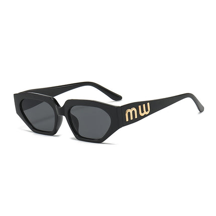 American New Style Sunglasses European and American Ins Internet Popular Punk Hip Hop Sunglasses Round Face Men and Women Retro Fashionable Sunglasses