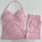 [4380+short]light pink suit / XS