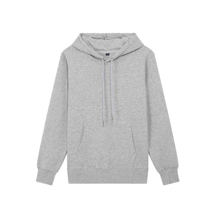 Heavyweight Ultra-Soft Fleece Hooded Long-Sleeve Fashion Sweatshirt Trendy Hoodie with Printed Text and Fleece Lining Men's Clothing Wholesale