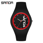 6076 black and red vertical mark
