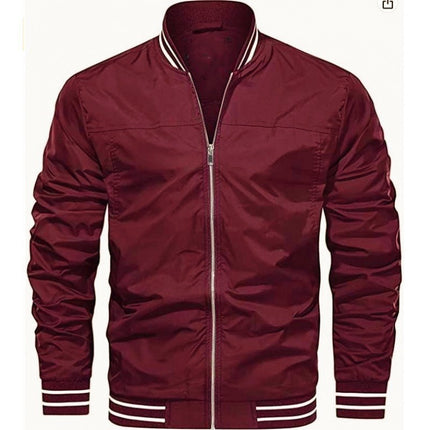 Men's Jacket Light Windbreaker Bomber Jacket Windproof Casual Jacket Coat European Size Amazon AliExpress