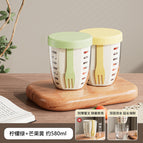 About 580ml / Lime green + mango yellow [1 pack each]