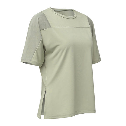 2025 Summer Yoga Top Loose Sports Short Sleeve Women's Quick-Drying Running Fitness Wear Top Breathable Exercise T-Shirt