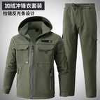 C fleece-lined waterproof assault clothing Army Green / 165