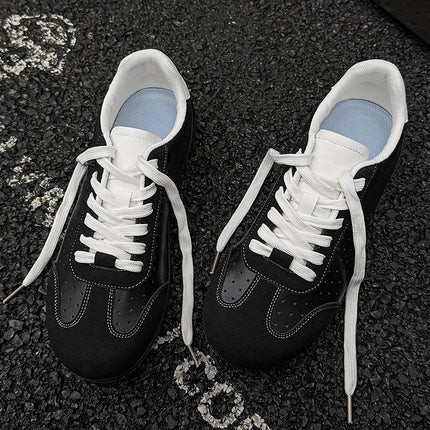 Super Popular Ballet Style Moral Training Shoes, Retro Lace-Up White Shoes, Versatile Breathable Casual Sneakers, Soft-Soled Forrest Gump Shoes Sc09