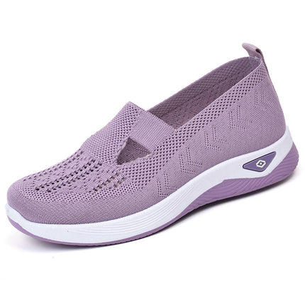 Shoes for Women Cross-Border Large Size Women's Shoes Shoes Soft-Soled Shoes One-Leg Mother's Shoes Mesh Breathable Old Beijing Cloth Shoes
