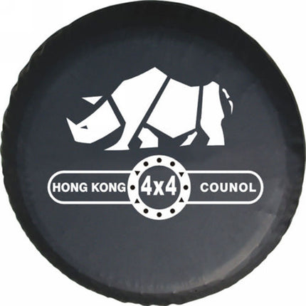 Source factory car tire protective cover tire cover spare tire cover protective cover thickened tire cover all black tire cover
