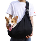 Cat bag slung 65*30*80CM / Black buckle adjustable pet bag