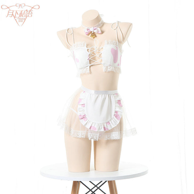 Cos Clothing Swimsuit Sexy Swimsuit Cosplay Game Role Dress Sexy Hot Spring Pure Desire Girl Cow Swimsuit