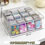 [12 compartments] my little pony card box [can hold 2,000 cards]