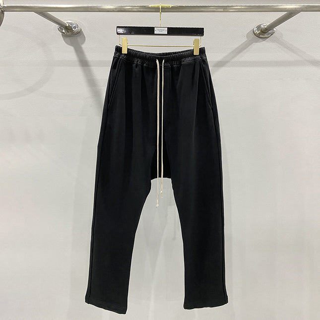 Subhuman Men's | Drop-Crotch Sweatpants, Large Size Casual Pants, European and American Hip-Hop Sports Pants, Men's Street Casual Versatile Pants