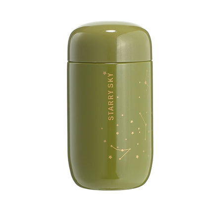New Mini Portable letter starry Cup 304 stainless steel vacuum Cup fashion simple pocket Cup logo