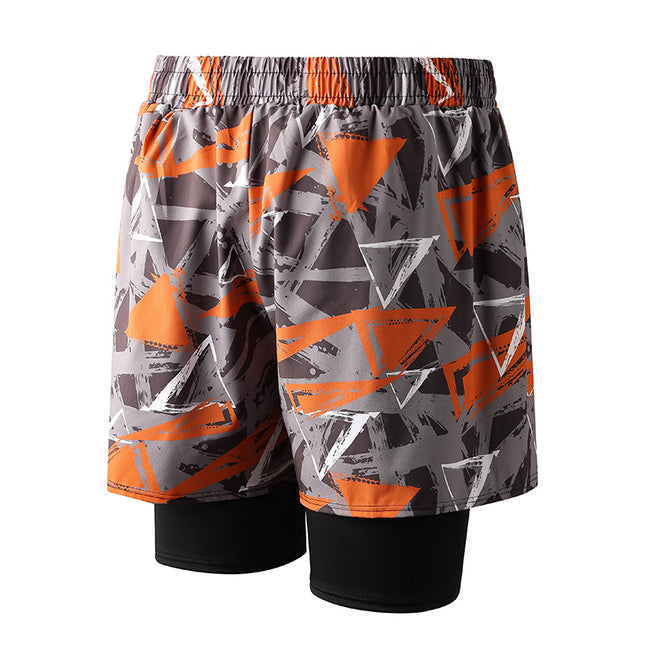 Anti-Embarrassment Men's Swimming Trunks Set Sun Protection Boys Swimming Equipment Swimming Trunks Loose Large Size Beach Trunks Swimming Trunks