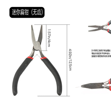 Handmade DIY beaded tool kit open fork needle pliers scissors line tweezers lobster buckle ring wire guide suit wholesale