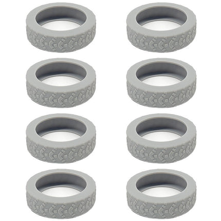 Caster Shoes Trolley Caster Cover Silent Noise Reduction Anti-wear Shock-proof Luggage Tire Silicone Protective Cover