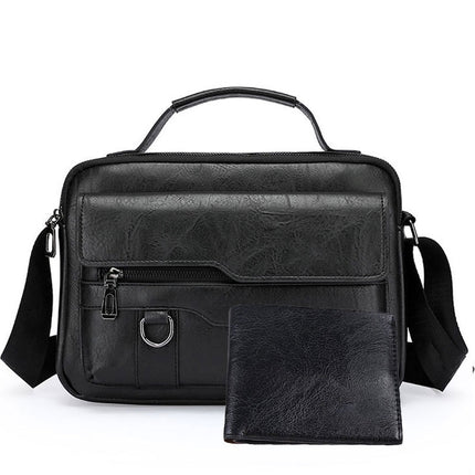 Men's Shoulder Bag Portable Foreign Trade 2025 New Fashionable Crossbody Bag Casual Outdoor Southeast Asian Cross-border Shoulder Bag Men's Bag