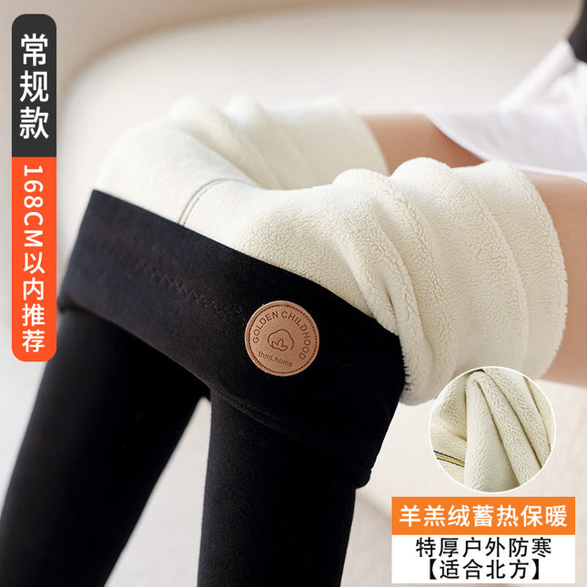 Fleece-Lined Leggings for Women, 2025 Winter Thick Cotton Pants, Fleece Pants, Plus-Size Extra Thick Lamb Fleece Thermal Pants, Autumn Pants