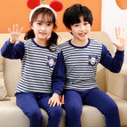 Navy blue horizontal stripes / 120cm