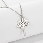 Steel color cross chain a0100