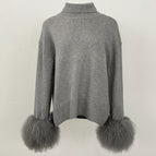 Gray (beach wool cuffs) / S