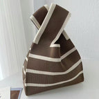 Brown horizontal stripes