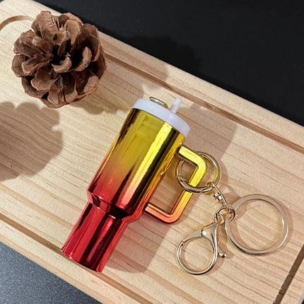 Cross-border New Product Stanley Stanley Keychain Pendant Ice Cup Keychain Can Hold Lipstick Backpack Hanging